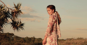 Silk Floral Dress