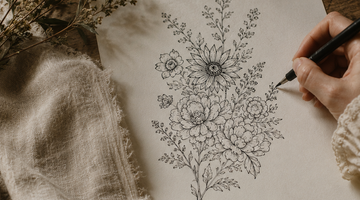 An Artist's Hand-illustration to Linen: The Story Behind Our Prints