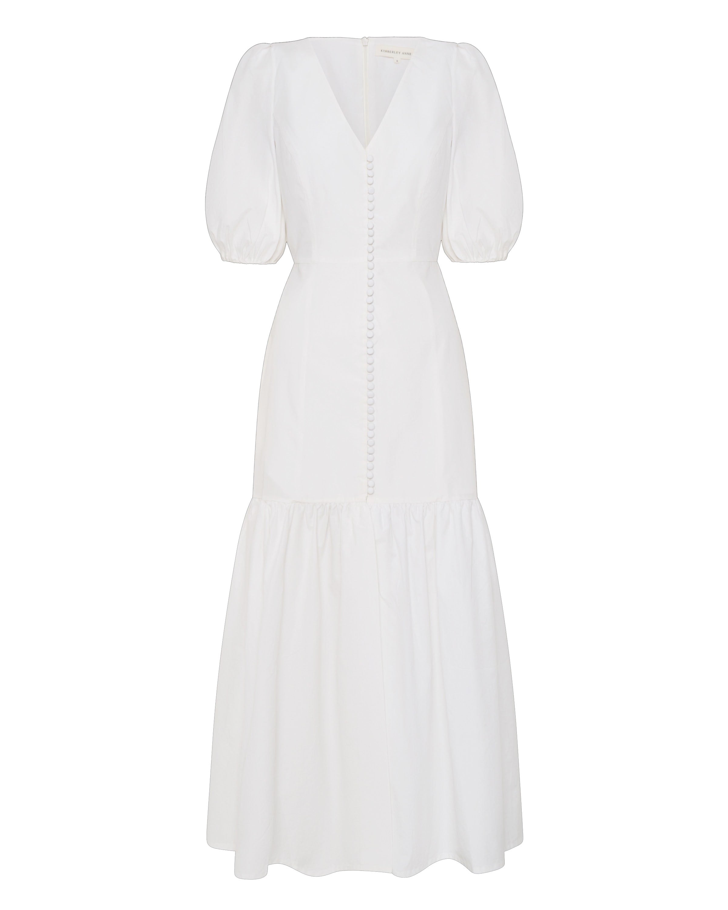 Coastlines Organic Cotton Button Maxi Dress – KIMBERLEY ANNE